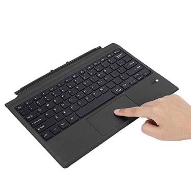 Imagem de Sutinna Teclado Bluetooth Tablet, teclado fino de absorção magnética sem fio, teclado multifuncional de economia de energia para Tablet PC Surface pro3/4/5