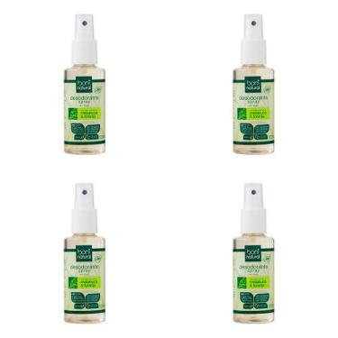 Imagem de Kit 4 Und Desodorante Spray Boni Natural Melaleuca Aloe Vera 120ml - B