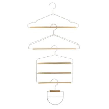 Imagem de Kit De 13 Cabides Ferreiro Branco Oikos