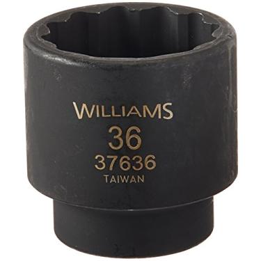 Imagem de Williams Soquete de impacto padrão de 36 mm (1/2") 37636 mm, 12 pontos