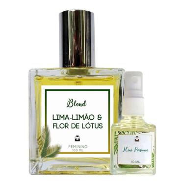 Imagem de Perfume Lima-Limão & Flor de Lótus 100ml Feminino - Blend de Óleo Essencial Natural + Perfume de presente