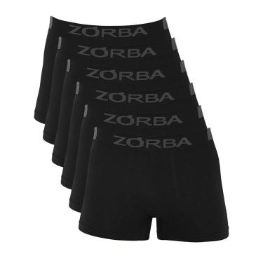 Imagem de Kit com 06 Cuecas Zorba Boxer Sem Costura Extreme Sport 836