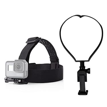 Imagem de Kit de suporte de pescoço para selfie POV/Vlog, compatível com smartphones iPhone Samsung, câmeras de ação Hero 9, 8, 7, 6, 5, 4, 3, 2, 1, DJI Osmo