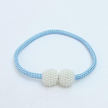 Imagem de Amarrações de cortina Correias e cordas de cortina sem atração magnética sem perfurações para armazenar acessórios de fivela de cortina magnética, T3,1 Pcs