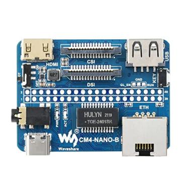 Imagem de TECKEEN Placa Nano Base de 5 V 56 × 41 mm (B) para módulo de computação Raspberry Pi 4