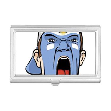 Imagem de Capa Argentina para maquiagem facial gritando para cartões de visita, porta-cartões