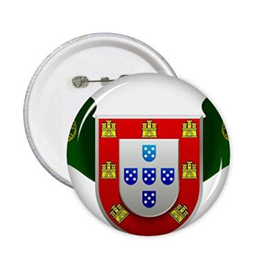 Imagem de Emblema nacional de Portugal, alfinetes de símbolo do país, broches, emblema, acessórios, decoração 5 peças