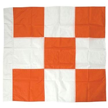 Imagem de Safety Flag Bandeira de aeroporto APF2G 36 por 36, laranja e branca