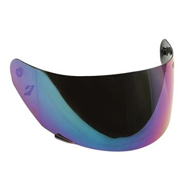 Imagem de ＫＬＫＣＭＳ Capacete de motocicleta escudo facial completo peças de motocicleta, flexibilidade, protetor de vento anti- se encaixa para substituição de,