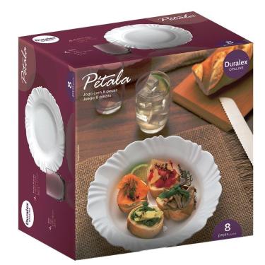 Imagem de Aparelho de Jantar 8 Peças Opaline Pétala Duralex 