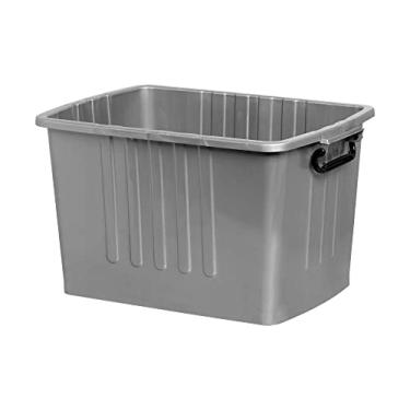 Imagem de Caixa organizadora 54,5l cinza - Plasnew