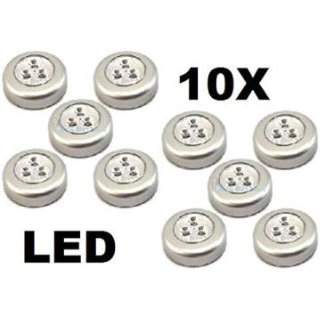 Imagem de Lampada Led Colorida Ascende Com Toque Sem Fio Kit Com 10 Un