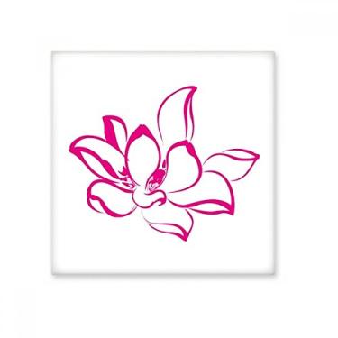 Imagem de Flor de planta rosa flor de lótus azulejo de cerâmica brilhante decalque de pedra adornada tijolo vitrificado