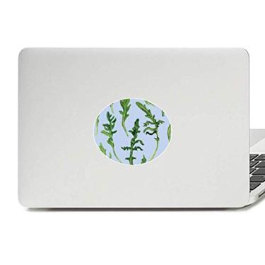 Imagem de Adesivo de laptop com estampa de folhas de samambaia, desenho de planta, vinil, emblema, adesivo para notebook