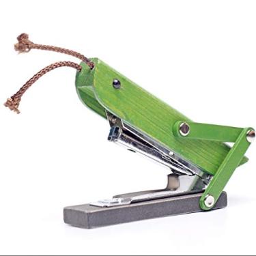 Imagem de Grampeador de mesa grampeador grampeador de escritório, base de metal, grampeador durável, grampeador, material de escritório, grampeador de presente (cor: verde)