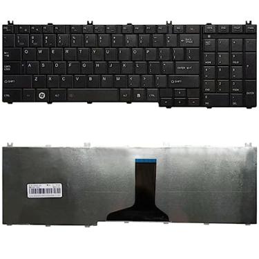 Imagem de Yuchao Teclados de substituição Teclado da versão dos EUA para Toshiba Satellite L670 L670D L675 L675D C660 C660D C655 L655 L655D C650 C650D L650 C670 L750 L750D Acessórios para computador