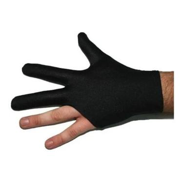 Imagem de 3 Luva Para Taco De Snooker Sinuca Bilhar Jogo Lycra 3 Dedos