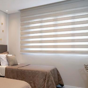 Imagem de Persiana Double Vision Bege - 1,00m x 1,20m