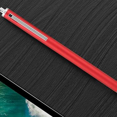 Imagem de Stylus, caneta portátil de alumínio sensível ao toque, telefones celulares para tablets com telas sensíveis ao toque e smartphones (vermelha)