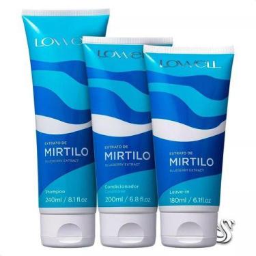 Imagem de Extrato De Mirtilo Lowell  Kit Shampoo Condicionador Leave In