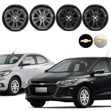 Imagem de Jogo calota GM Onix Prisma 2020 2021 2022 Lt Ltz Aro 15