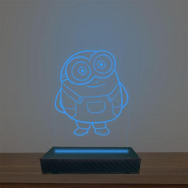 Imagem de Luminária Led 3d Minion Abajur Luxo
