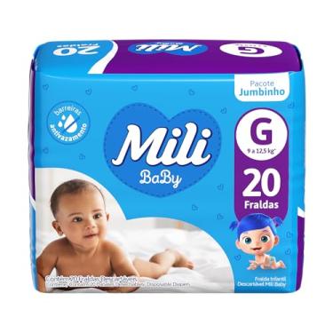 Imagem de Mili Fralda Baby Jumbinho G - 20 Unidades
