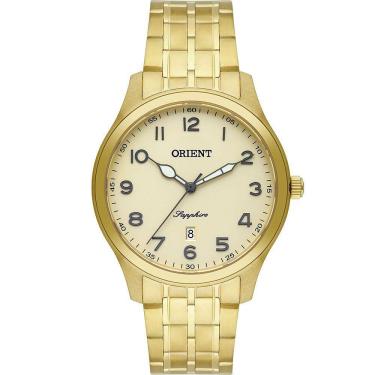 Imagem de Relógio ORIENT masculino analógico dourado MGSS1260 C2KX