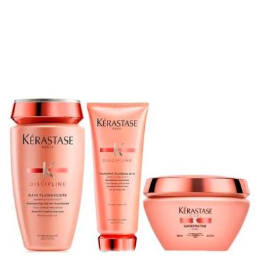 Imagem de Kérastase Discipline Fluidealiste Kit - Shampoo + Condicionador + Másc
