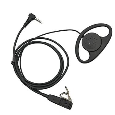 Imagem de MOUDOAUER Fone de ouvido de plástico em forma de D PTT microfone oculto para YAESU Vertex VX-1R 5R VX-110 VX-298 Peça Acessório de Rádio