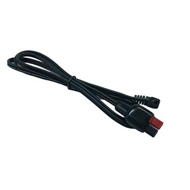 Imagem de Cabo de alimentação CC de ângulo reto duplo 18AWG cabo de alimentação adaptador para transceptor ICOM IC-705