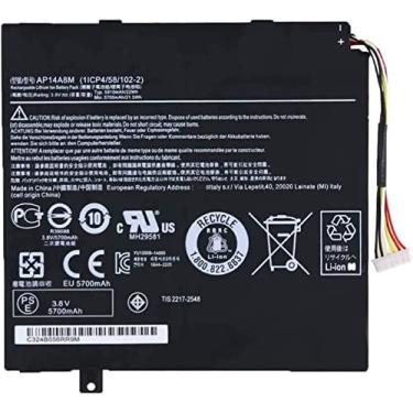 Imagem de Bateria do notebook AP14A8M AP14A4M 1ICP4/58/102-2 Laptop Battery Replacement for Acer Iconia 10 A3-A30 A3-A20 NTL4TET016 Aspire Switch 10 SW5-011 SW5-012 SW5-012P Series(3.8V 22Wh)