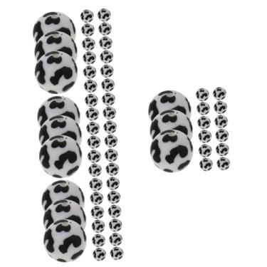 Imagem de NUOBESTY Pulseiras Frisadas Conjunto De Contas De Silicone Com 60 Peças Colar De Gel De Sílica Feito Por Bebê Kits De Bricolage