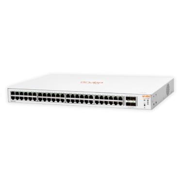 Imagem de Switch 48 Portas HPE Aruba Instant On 1830 - Gerenciavel - 48 portas Gigabit + 4 portas SFP - JL814A