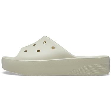 Imagem de CROCS Classic Platform Slide - Bone - W7 , 208180-2Y2-W7, Unisex Adult , Bone , W7