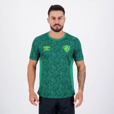 Imagem de Camisa Umbro Fluminense Treino 2024 Verde