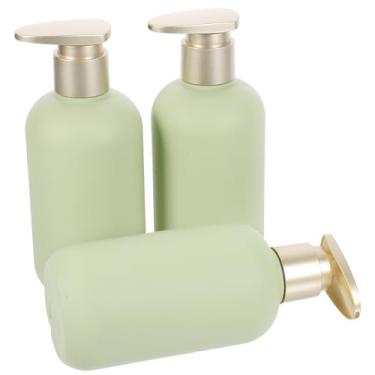 Imagem de MAGICLULU 3 Pecas garrafas de bomba cosmética dispensador de sabonete para banheiro condicionador de cabelo sabão frascos de shampoo vazios dispensador de sabonete banheiro