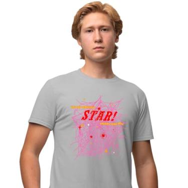 Imagem de Camisa Camiseta Genuine Grit Masculina Estampada Algodão 30.1 You Are Beautiful Star - M - Cinza