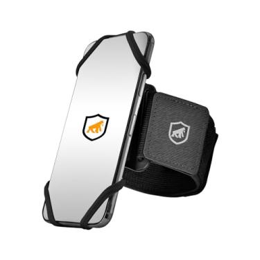 Imagem de Gshield Braçadeira Ajustável para Corrida e Ciclismo até 7 Polegadas, Porta Celular Universal, Armband Atomic Preta