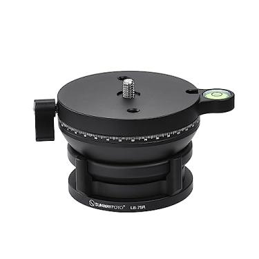 Imagem de SUNWAYFOTO Base de nivelamento panorâmico LB-75R 360, capacidade de carga de 15 kg