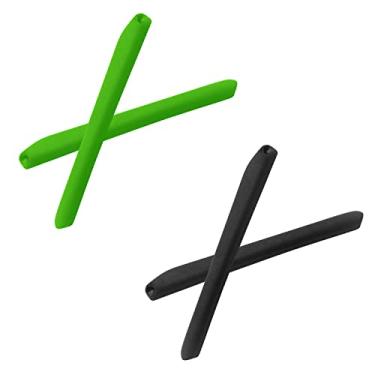 Imagem de Boldbright Kits de borracha de substituição para óculos de sol Oakley EV Zero Series - Verde e preto