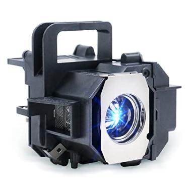 Imagem de ZMSTLAMP Para Epson ELPLP49 PowerLite Home Cinema 6100 8345 8700UB 6500UB 8350 8100 8500UB 6100 6500 8100 8500 9500, Pro Cinema 7100 7500UB 9100 9500 350 9 Lâmpada de substituição para projetor 500UB