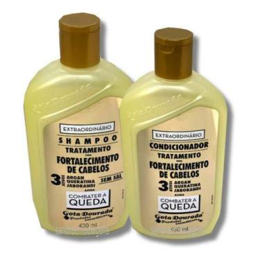 Imagem de Gota Dourada Kit C/ 2 Shampoo E Condicionador Extraordinario