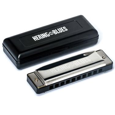 Imagem de Gaita Hering Diatônica Hering Blues C Dó 2020c Com Case