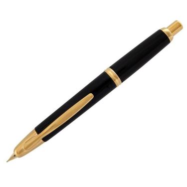 Imagem de Caneta tinteiro pilot capless vanishing point preto gt 18k