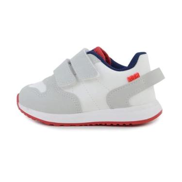 Imagem de Tênis Infantil Klin Walk 216 Branco/marinho/vermelho-26