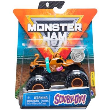 Imagem de Monster Jam 2020 Spin Master 1:64 Diecast Monster Truck with Wristband: Ruff Crowd Scooby-Doo