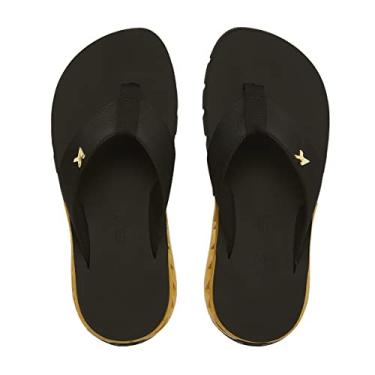 Imagem de SANDÁLIA CHINELO MASCULINO KENNER RAKKA COM AMORTECEDOR Cor:Dourado;Tamanho:45