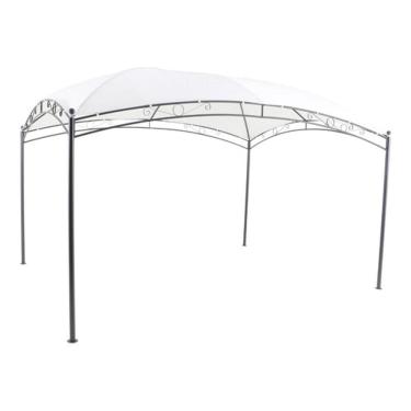 Imagem de Gazebo Aço Branco E Preto Occo 260x195cm - Naterial
