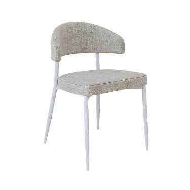 Imagem de Cadeira Bless Fixa com 4 Pés 55 X 52,5 X 77,5 Cm com 1 Unidade Off white/Branco